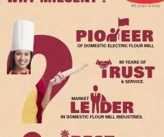 Fully Automatic Domestic Flour Mill – Save Time & Effort!