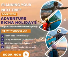 Adventure Richa Holidays - Best Travel Agency in Jaipur