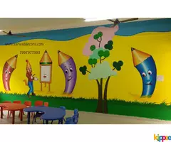 play school wall designs in Vijayawada - Image 1
