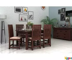 Big Sale!! Buy solid wood dining table set online @ Low Price - Image 3