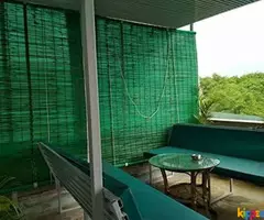 Green Balcony Bamboo Curtains in Ahmedabad - Image 4