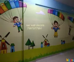 Educational themed wall Art Design in Hyderabad - Image 1