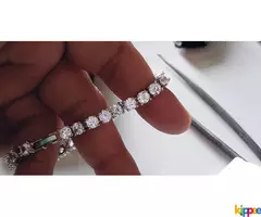 Diamond tennis bracelet - Image 1