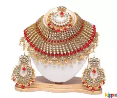 Swarajshop Artificial Kundan Necklace Jewellery For Women - Image 2