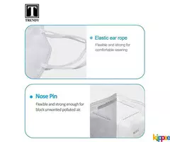 Trendy N95 Face Mask 5 layer Filteration Face Mask. - Image 4