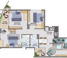 GLS 81 2BHK Residential Apartment Sector 81 Gurgaon - Image 3