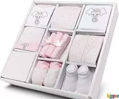 Bamboo Baby Welcome Kit | Elephant Love (8 Pieces Layette) | Up to 20% Off* - Image 1