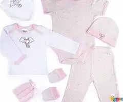 Bamboo Baby Welcome Kit | Elephant Love (8 Pieces Layette) | Up to 20% Off* - Image 2