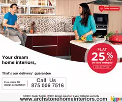 Interiors Designer in Faridabad, Modular Kitchen In Noida - Image 1