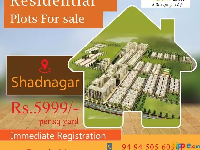 Residential plots for sale in Shadnagar, Hyderabad - 1