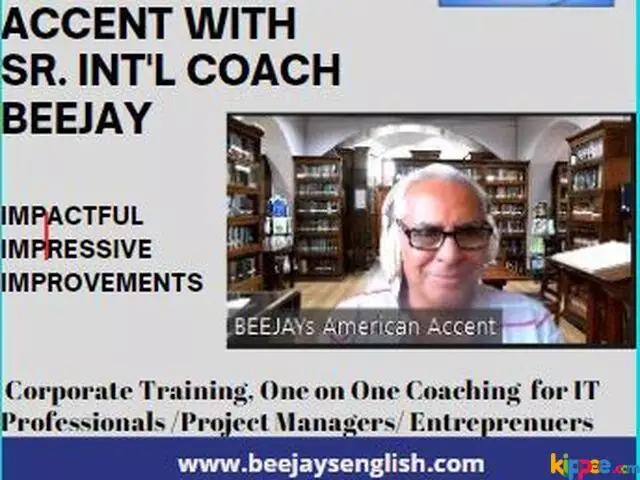 Professional Advanced American Accent Online Class with Sr.Coach Beejay - 2