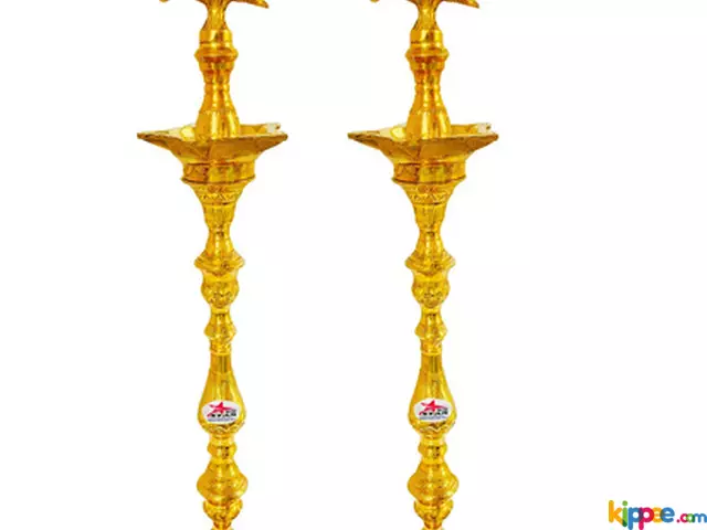 Brass Diya | Peacock Diya Decoration | Brass Diyas Online - 1