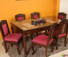 6 Seater Dining Table Set - Image 1