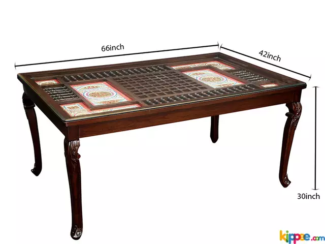 6 Seater Dining Table Set - 4
