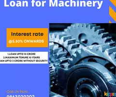 Loan for machinery