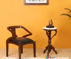 teak wood arm chair - Image 1