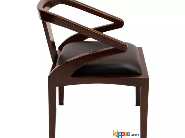 teak wood arm chair - 3