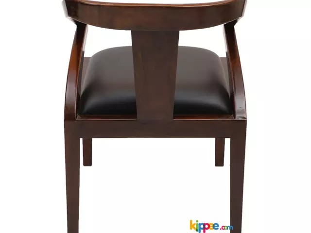 teak wood arm chair - 4