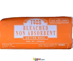 non absorbent cotton use bleached