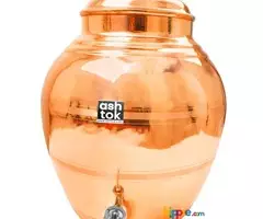 Buy Copper Matka in India, Copper Water Tank Online, Copper Water Storage Tank - Image 2
