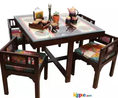 Teak Wood Dining Table - Image 2