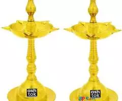 Buy Brass Diya Online at Best Prices, Brass Diya for Pooja - Image 1