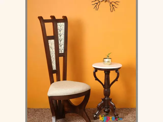 Teak Wood Designer Chair - 1