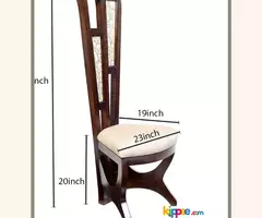 Teak Wood Designer Chair - Image 4