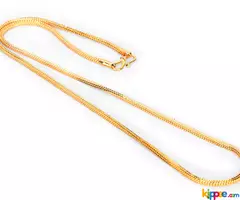 AanyaCentric Gold Plated 22inches Necklace Neck Chain ACIC0044A - Image 2