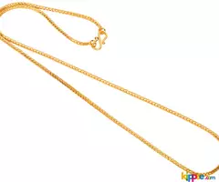 AanyaCentric Gold Plated 22inches Necklace Neck Chain ACIC00119A - Image 1