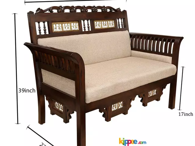 Teak Wood Sofa Set - 4
