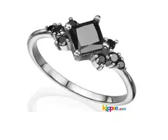 Shop 40+ Latest Black Diamond Engagement Rings for Men/Women - Image 1