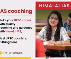 Start Dreaming of a civil services career, join Best UPSC coaching in Bangalore.