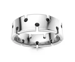 Shop Now! Men's Black Diamond Wedding Rings - Image 2