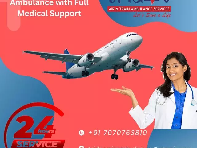 Tridev Air Ambulance in Silchar Beneficial For Urgent Medical Care Transportation - 1