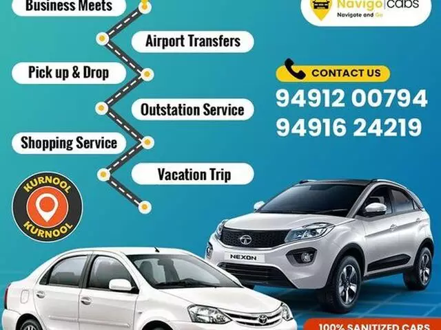 Affordable Cab Services || taxi reservation || 24/7 taxi services in Kurnool - 1