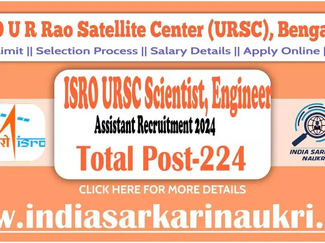 ISRO URSC Recruitment 2024 Apply for Scientist, Technical and Assistant Various 224 Posts - 1