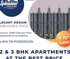 Apex Splendour Luxury 2 BHK Apartments in Noida Extenstion - Image 1