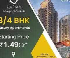 Apex Quebec  3Bhk Apartments in NH24, Ghaziabad - Image 1