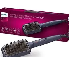 Heated Straightening Brush, BHH885/10 With Silk Protect Technology - Image 1